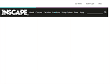 Tablet Screenshot of inscape.ac.za
